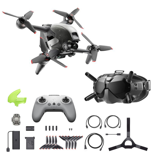 DJI FPV Drone Combo with Remote Controller and Goggles CP.FP.00000001.01 4K  Video Creator On the Go Bundle with Deco Gear Ultimate Drone Photography  Backpack Case and CPS 1yr Enhanced Protection Pack 