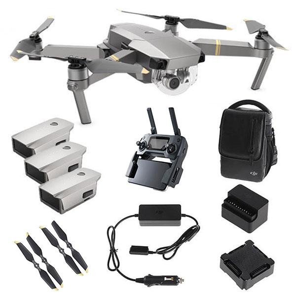 DJI Mavic Pro Platinum Fly More Combo (DJI-Certified Refurbished w/ Warranty)
